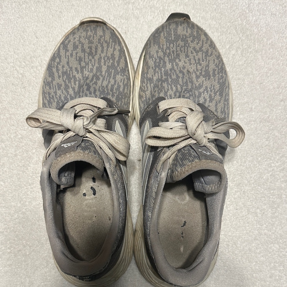 Women's Gray Athletic Running Shoes